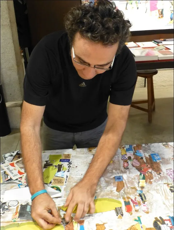 Miguel Olivares : L'Art de Réinventer le Collage et la Peinture