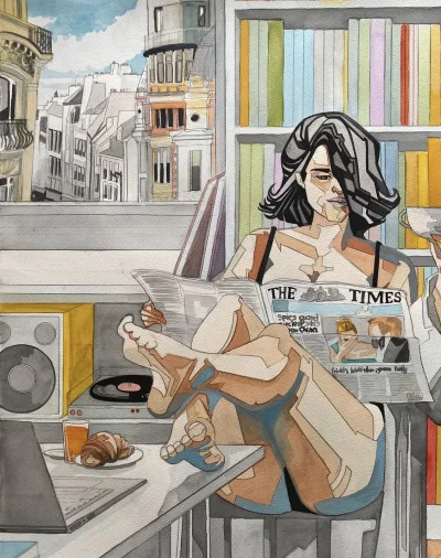 Serie "Librería II"