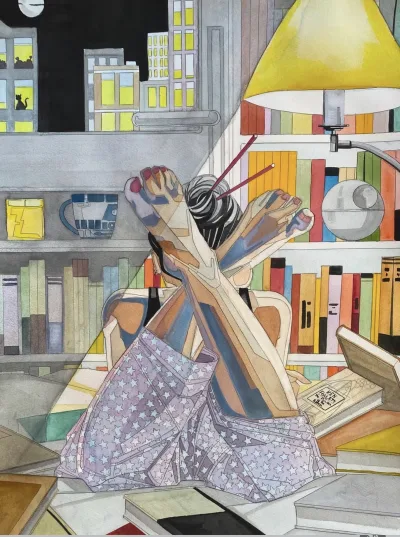 Serie "Librería III"